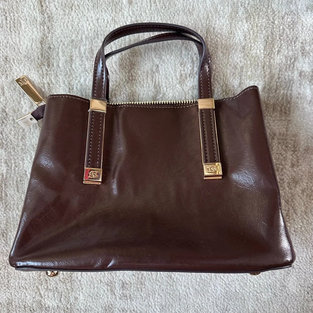 Dune London Brown Mini Tote Bag